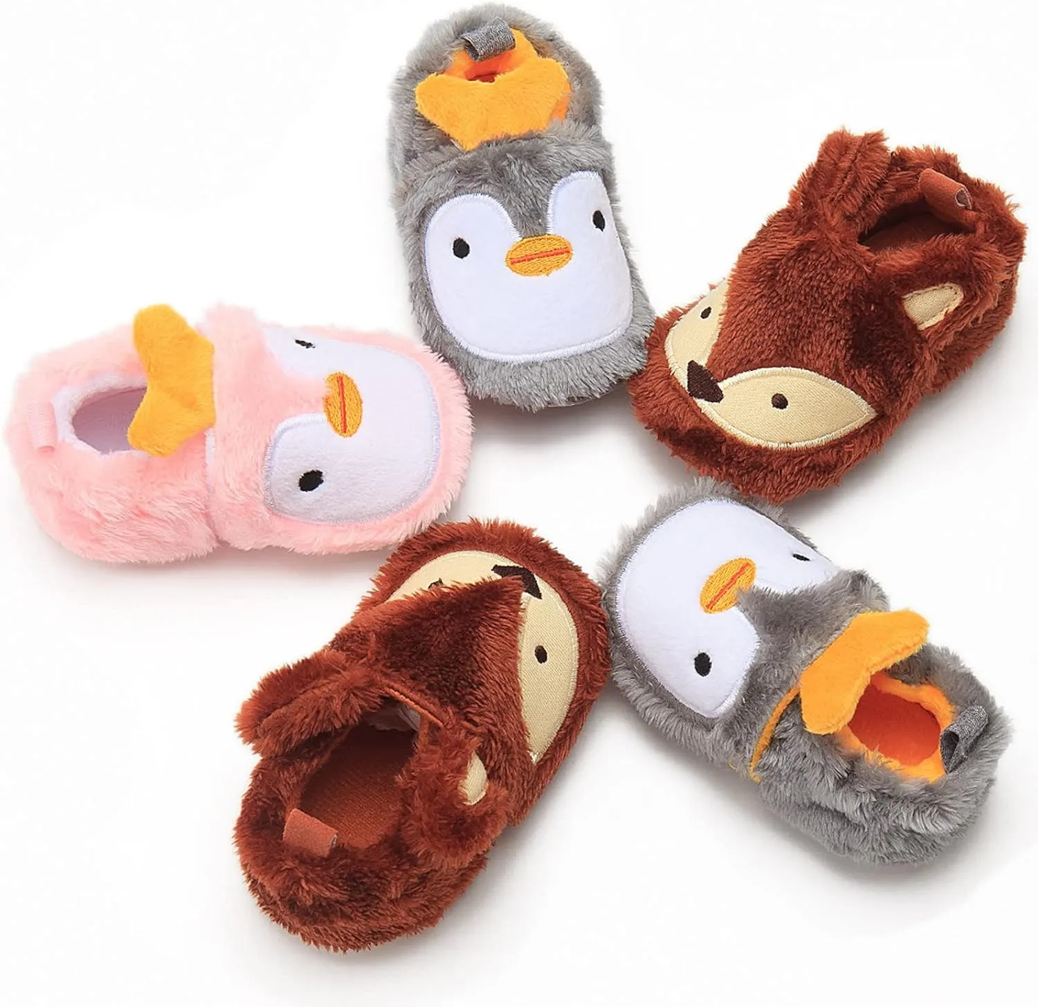 4 Month Booties Warm Winter Baby Shoes Cute Shape Christmas Baby Shoes Baby Soft Sole Infant Baby Winter Bunting