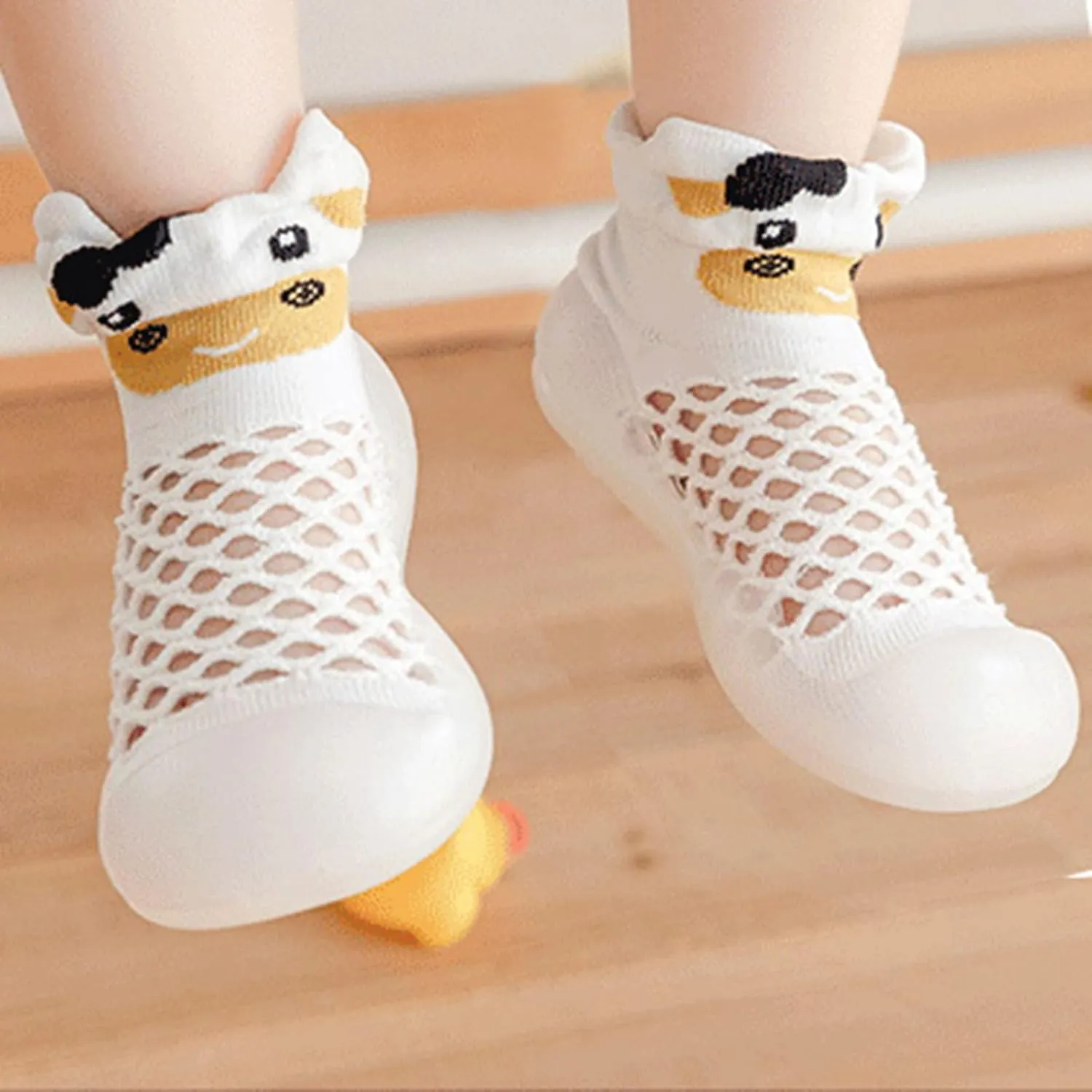 6t Shoe Girl Infant Boys Girls Animal Prints Cartoon Shoes Toddler Breathable Mesh The Floor Non Slip Mes Shoes Size