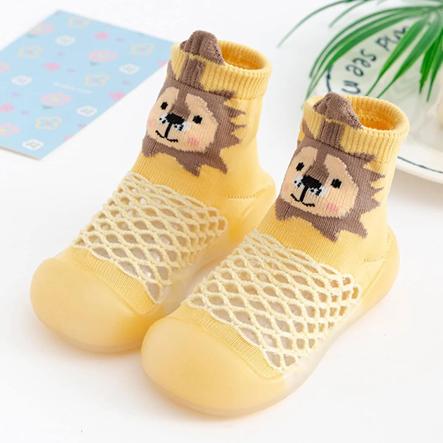 6t Shoe Girl Infant Boys Girls Animal Prints Cartoon Shoes Toddler Breathable Mesh The Floor Non Slip Mes Shoes Size