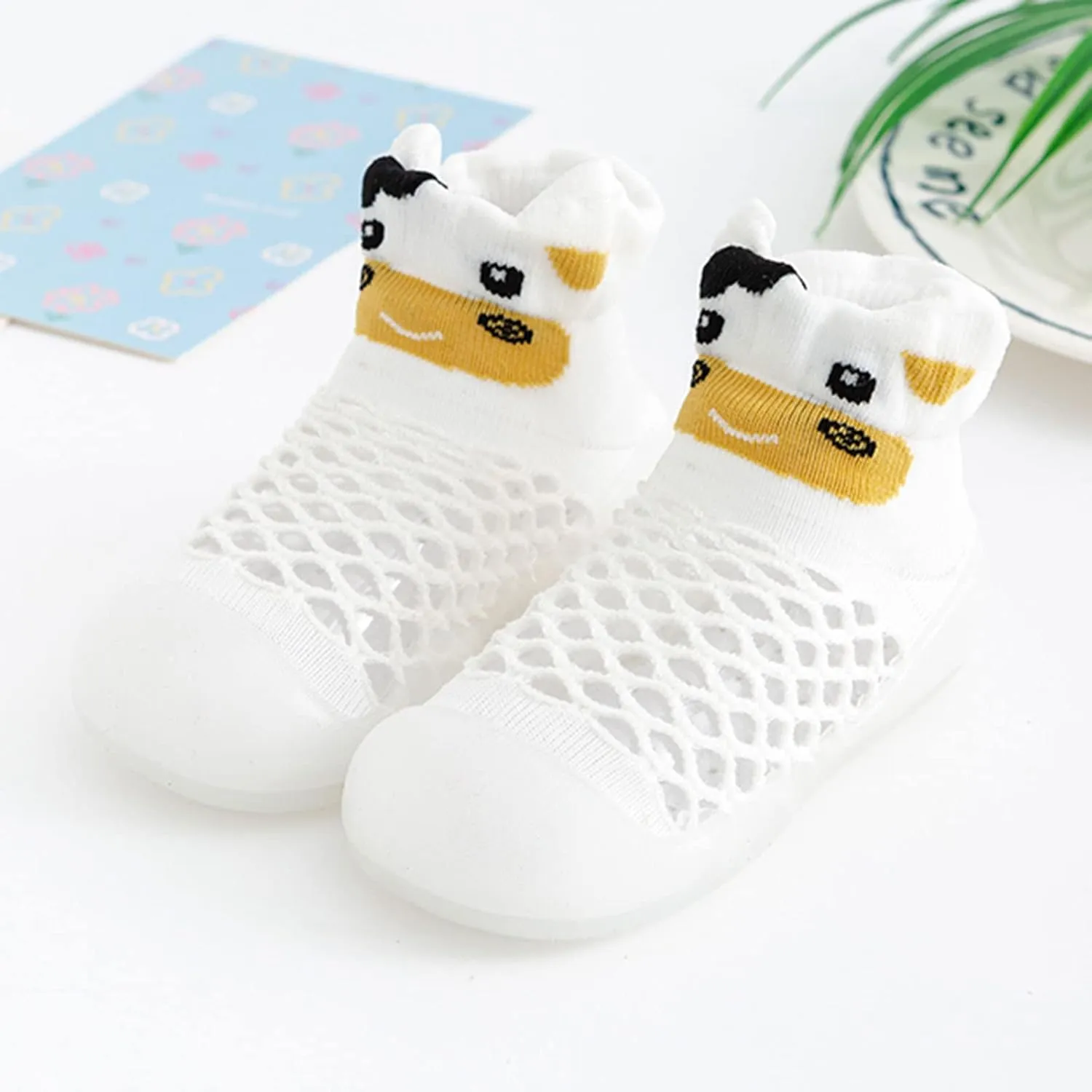 6t Shoe Girl Infant Boys Girls Animal Prints Cartoon Shoes Toddler Breathable Mesh The Floor Non Slip Mes Shoes Size