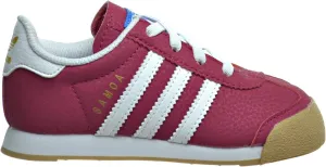 adidas Girl's Samoa I Sneaker, Unity Pink White/Blue Bird, 5 M US Toddler