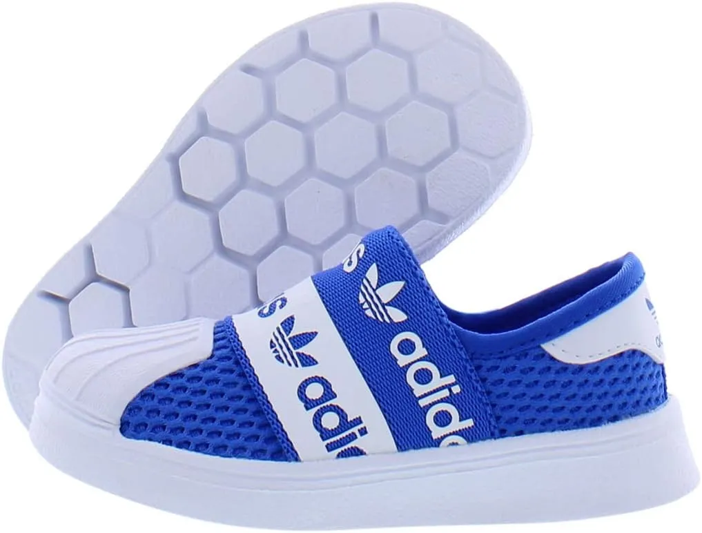 adidas Superstar Smr 360 Baby Boys Shoes Size 9, Color: Blue/White