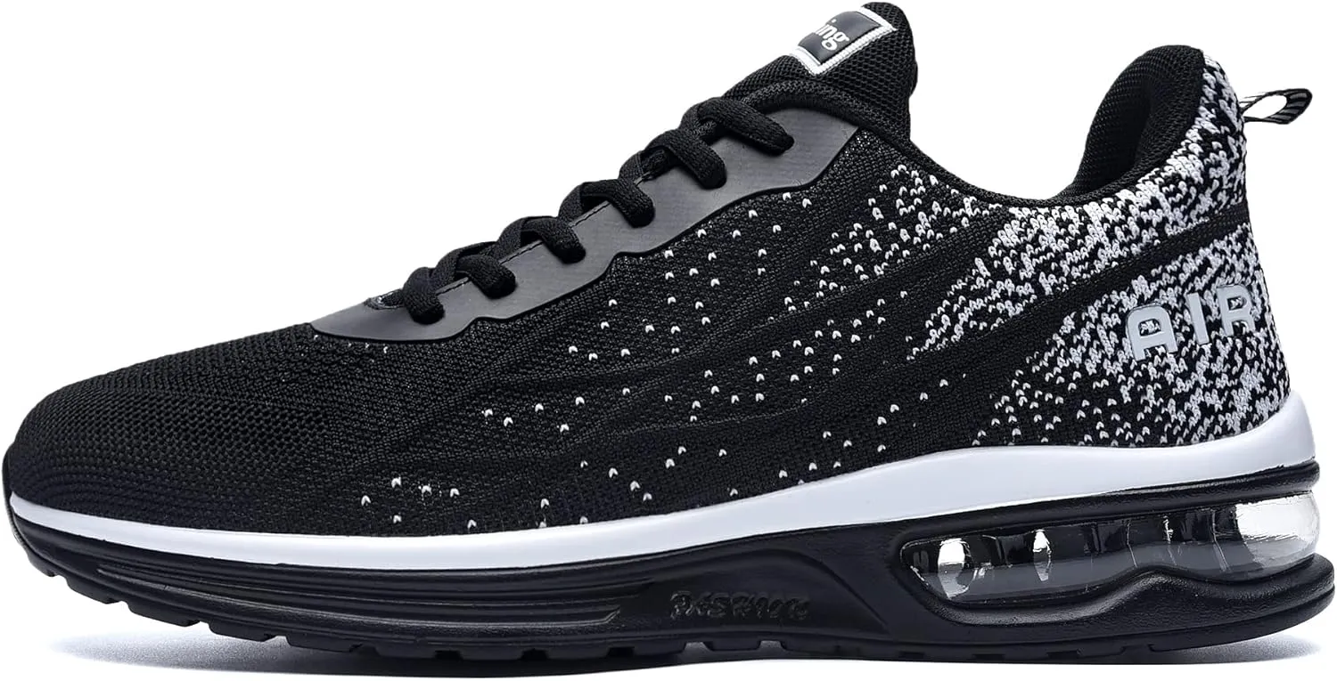 Autper Mens Athletic Running Tennis Shoes Lightweight Sport Gym Jogging Walking Sneakers US 6.5-US12.5