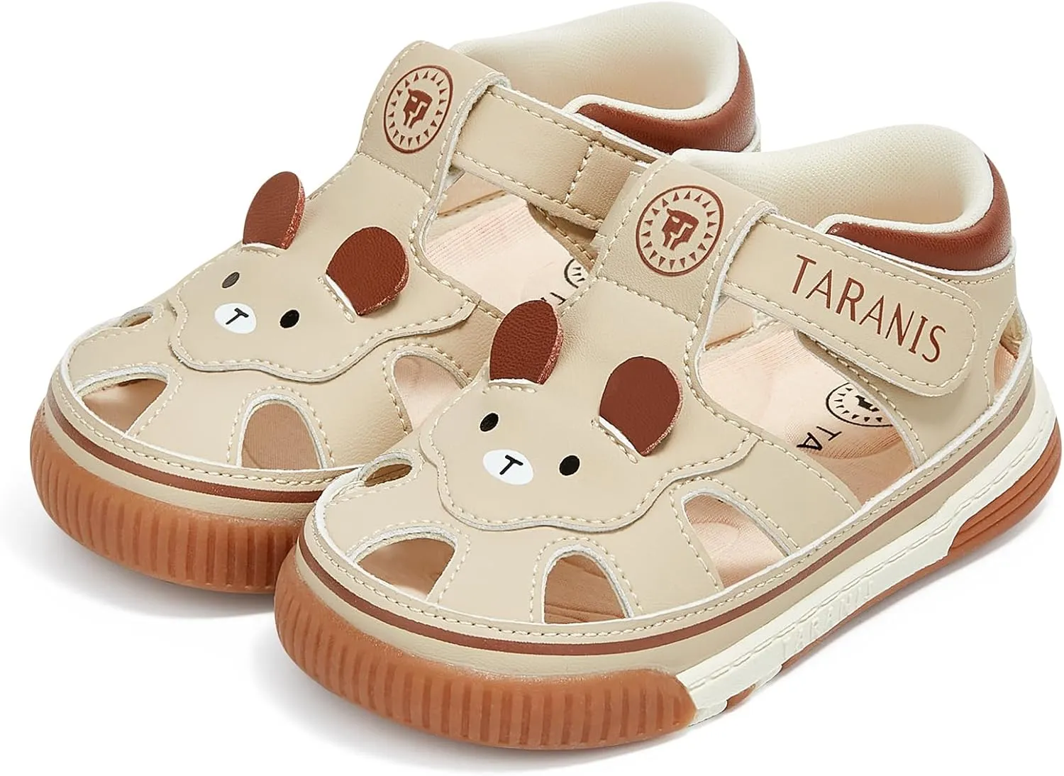 Baby and Toddler Boys & Girls Summer Sneakers Lightweight Sandals Breathable Strap Athletic Running Squeak Shoes Prevention of Child Wandering