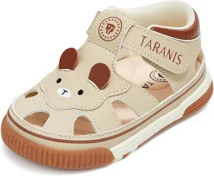 Baby and Toddler Boys & Girls Summer Sneakers Lightweight Sandals Breathable Strap Athletic Running Squeak Shoes Prevention of Child Wandering