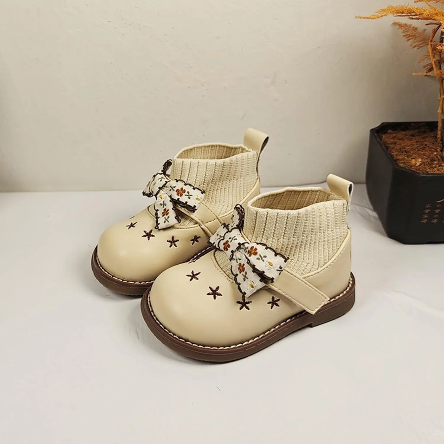 Baby Booties Girls and Boys Children's Casual Shoes Mesh Soft Sole Breathable Sports Short Boots Soft Sole Sneakers