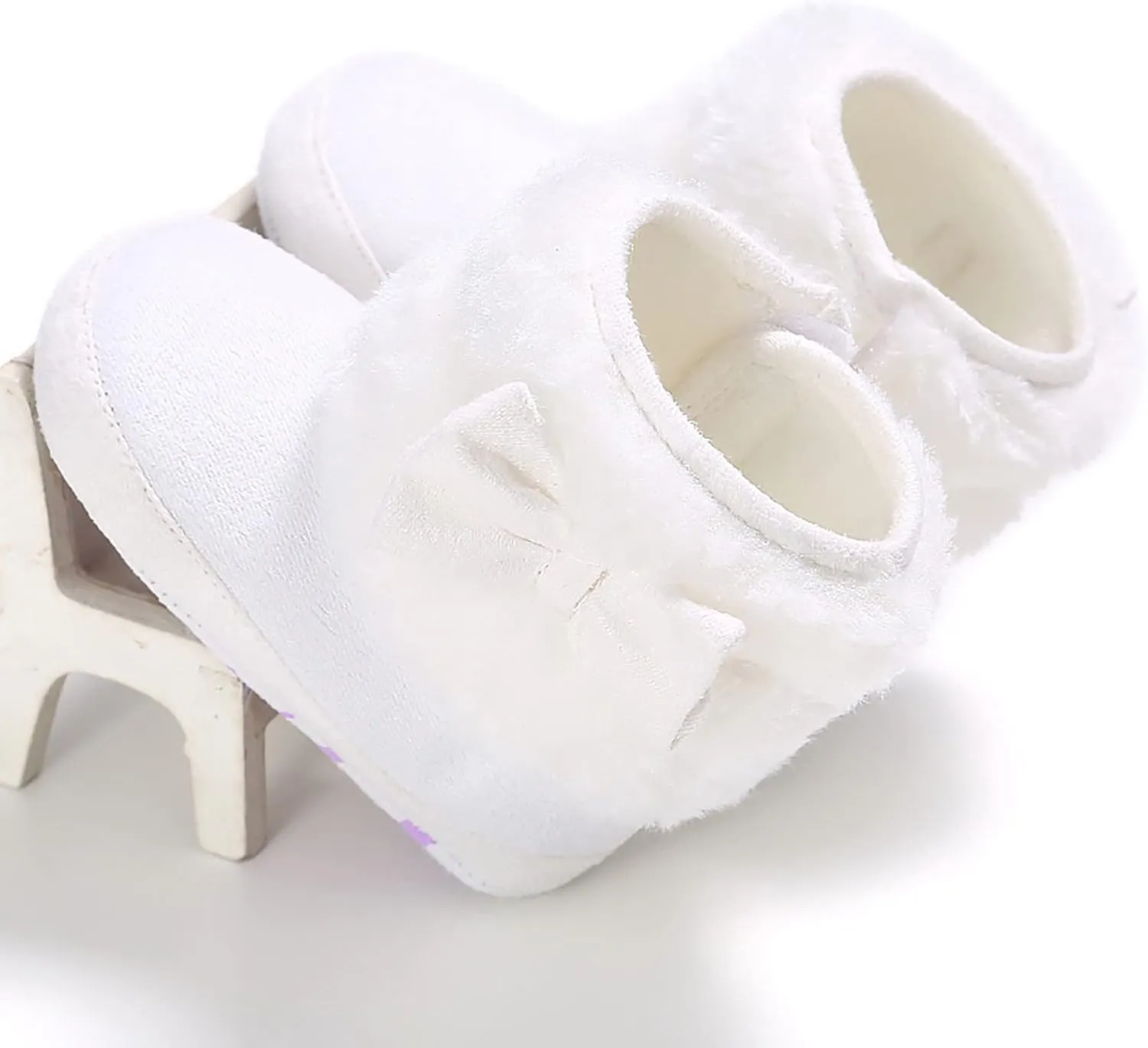 Baby Boy Girl Boots Newborn Shoes Winter Snow Bowknot Anti-Slip Soft Sole Warm Infant Toddler Prewalker Booties