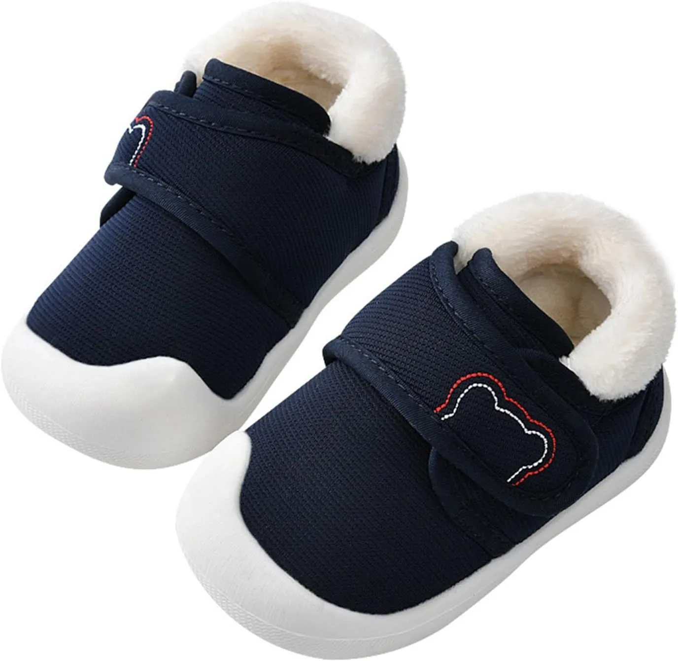 Baby Boy Girl Sneakers Fall and Winter Soft Sole Non Slip Padded Cotton Shoes Lightweight Toddler 7 Toddler Boy Shoes