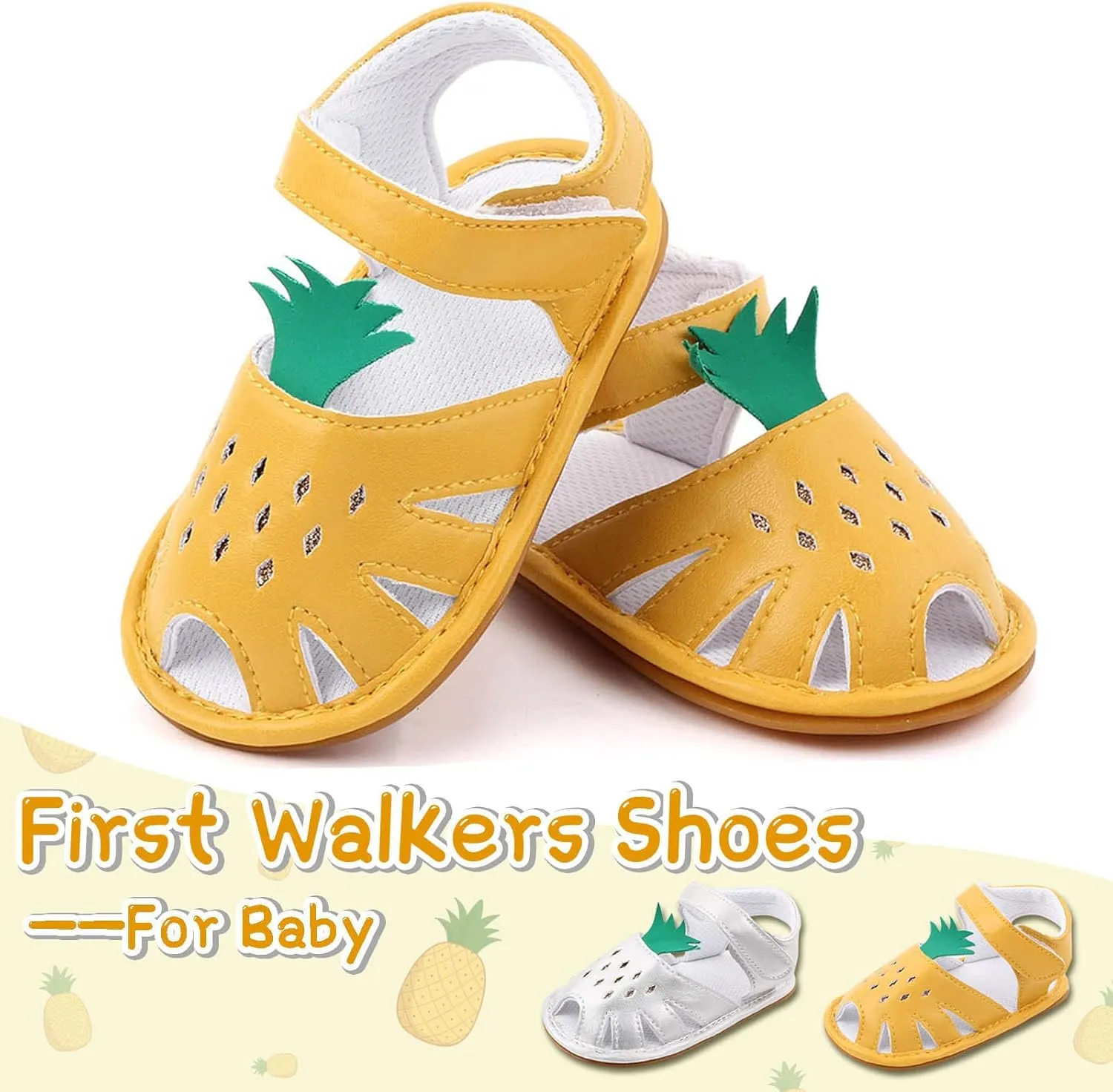 Baby Boy Sandals Comfort Premium Summer Outdoor Casual Beach Shoes With Ankle Strap Flower Flat Shoes