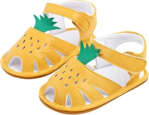 Baby Boy Sandals Comfort Premium Summer Outdoor Casual Beach Shoes With Ankle Strap Flower Flat Shoes