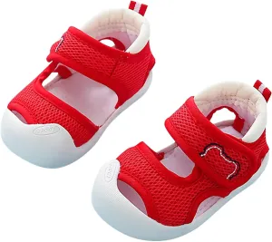 Baby Boys Girls Athletic Sports Sandals Toddler Open-Toe Breathable Rubber Sole Beach Water Adjustable Walking Shoes
