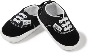 Baby Boys Girls Canvas Sneaker Soft Anti-Slip Sole Newborn Infant First Walkers Canvas Denim Shoes