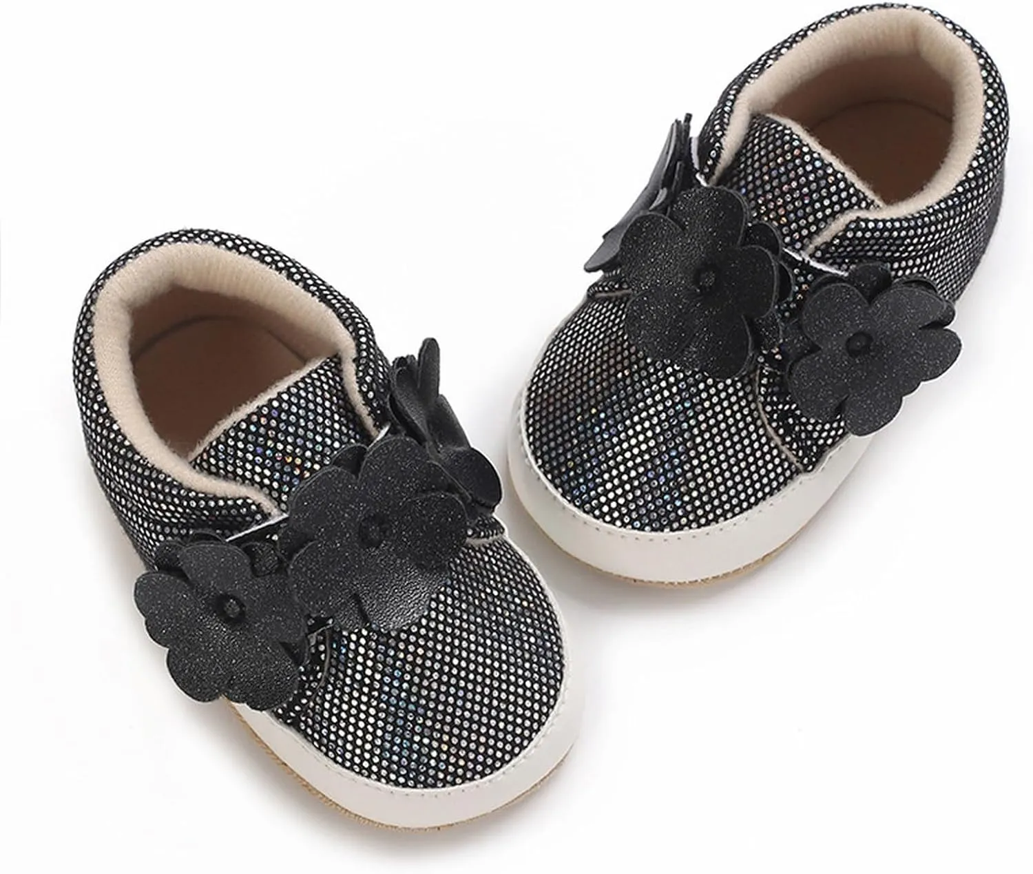 Baby Boys Girls High Top Sneakers Soft Soles Anti Infant Ankle Shoes Toddler Prewalker Crib Shoes Big Girls