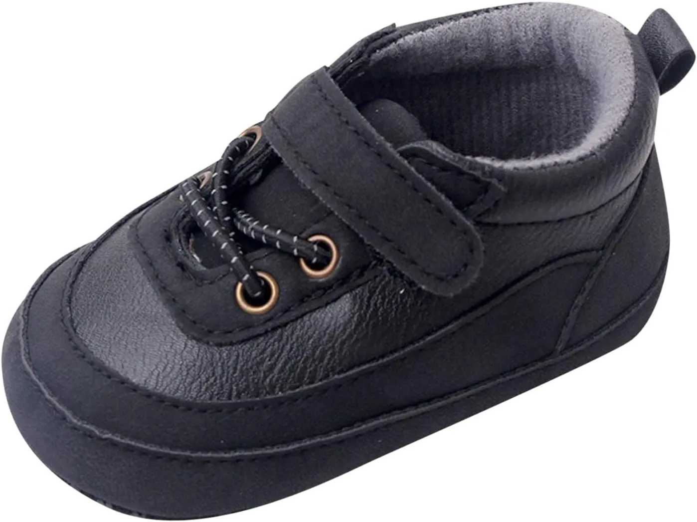 Baby Boys Girls PU Leather xford Shoes Soft Rubber Sole Sneakers Infant Walking Shoes Anti-Slip Ankle Boots