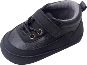 Baby Boys Girls PU Leather xford Shoes Soft Rubber Sole Sneakers Infant Walking Shoes Anti-Slip Ankle Boots