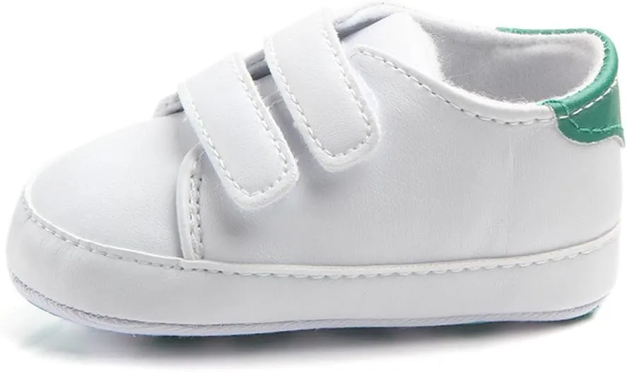 Baby Boys Girls Shoes Toddler High-Top Ankle Canvas Infant Sneakers Soft Sole Newborn First Walkers Crib Shoes