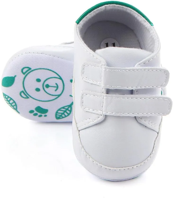 Baby Boys Girls Shoes Toddler High-Top Ankle Canvas Infant Sneakers Soft Sole Newborn First Walkers Crib Shoes