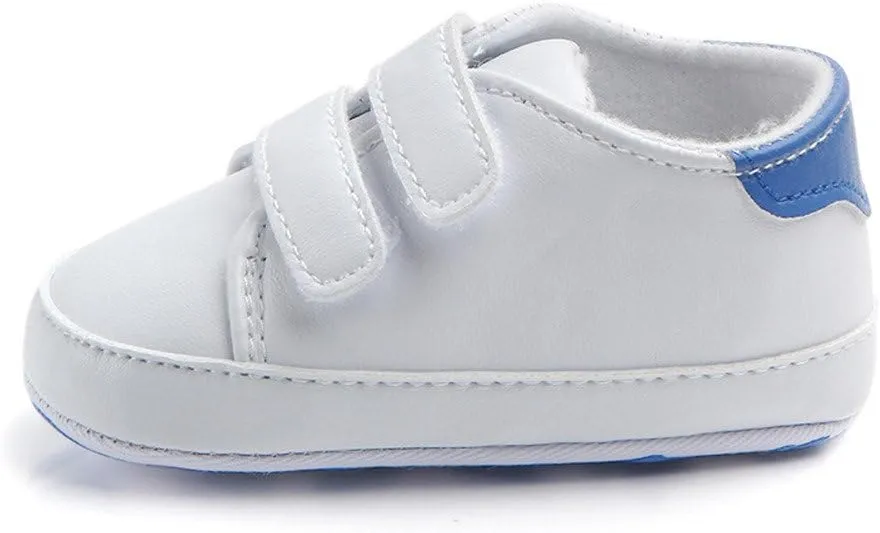 Baby Boys Girls Shoes Toddler High-Top Ankle Canvas Infant Sneakers Soft Sole Newborn First Walkers Crib Shoes
