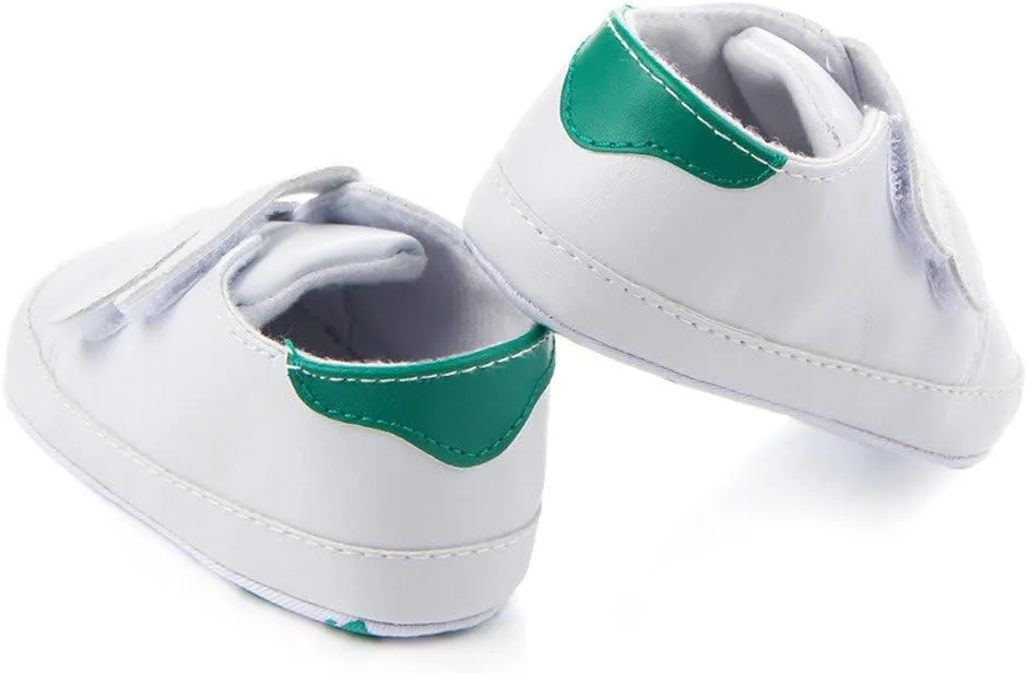 Baby Boys Girls Shoes Toddler High-Top Ankle Canvas Infant Sneakers Soft Sole Newborn First Walkers Crib Shoes