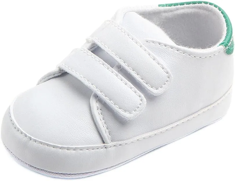 Baby Boys Girls Shoes Toddler High-Top Ankle Canvas Infant Sneakers Soft Sole Newborn First Walkers Crib Shoes