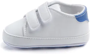 Baby Boys Girls Shoes Toddler High-Top Ankle Canvas Infant Sneakers Soft Sole Newborn First Walkers Crib Shoes