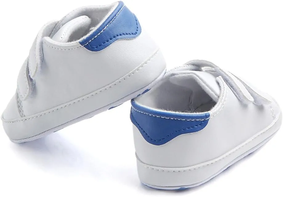 Baby Boys Girls Shoes Toddler High-Top Ankle Canvas Infant Sneakers Soft Sole Newborn First Walkers Crib Shoes