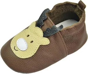 Baby Boys Girls Unisex Soft Soles Anti Slip rib Shoes Cute artoon First Walking Slippers for Infant Toddler Baby Footie