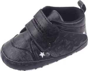 Baby Boys Girls Wing First Walking Ankle Boots, Infant Soft Sole Sneakers Fashion High-Top Ankle Length Shoes