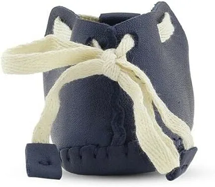 Baby Boys Pre-Walker Crib Genuine Leather Hand Assembled Open Side Lace Soft Sole Shoe