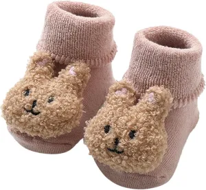 Baby Cute Cartoon Socks Shoess Cartoon Bear Shape Cute Baby Shoes Baby Soft Sole Shoes Baby Walking Shoes