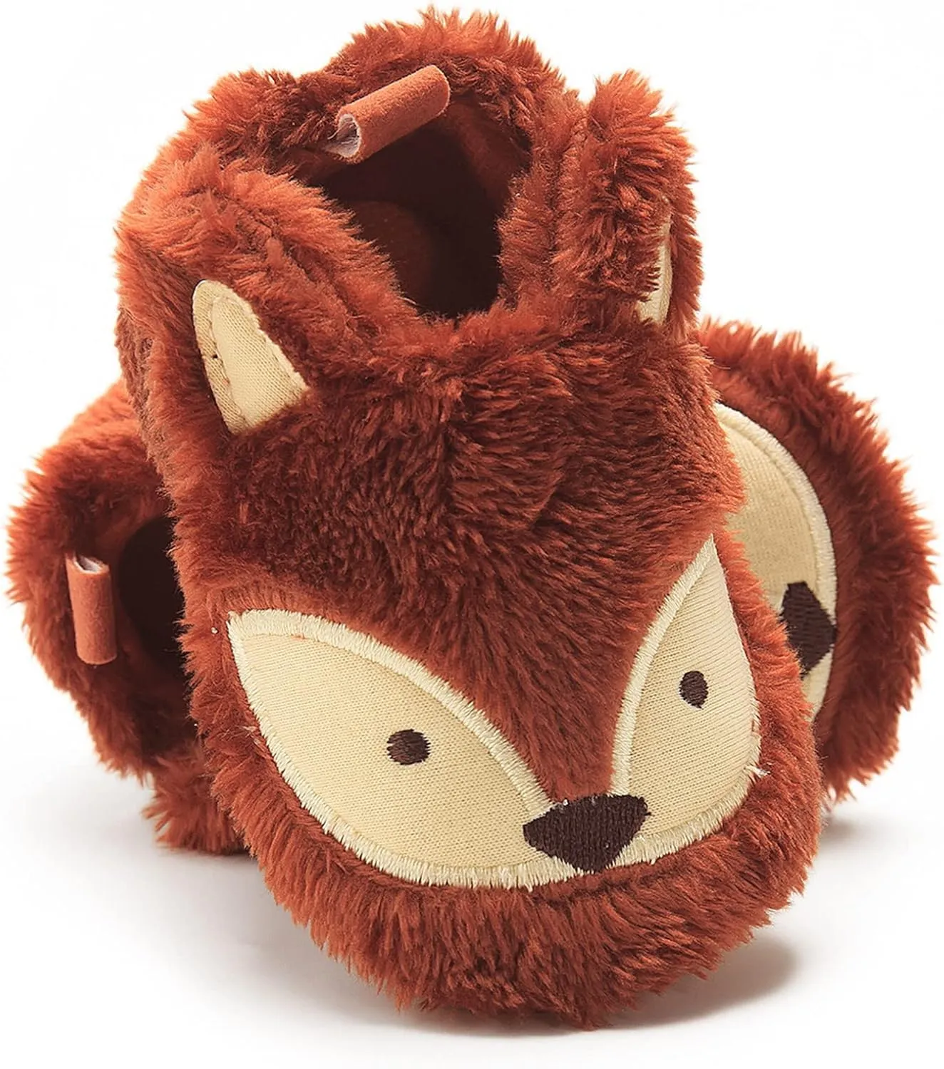 Baby Cute Shape Fuzzy Slippers Girls Boys Furry Soft Sole Non Slip House Slipper Infant Flannel Round Toe Shoes