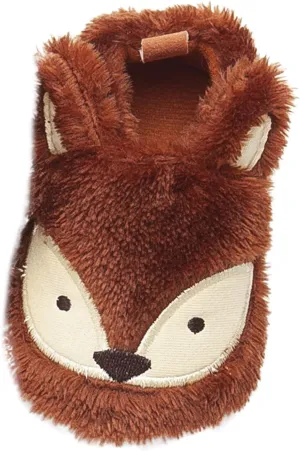 Baby Cute Shape Fuzzy Slippers Girls Boys Furry Soft Sole Non Slip House Slipper Infant Flannel Round Toe Shoes