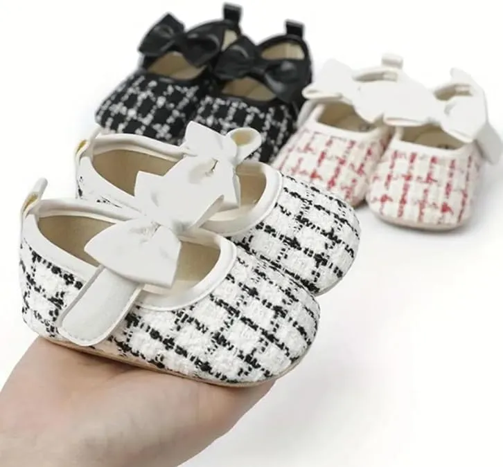 Baby Girl Dress Shoes Mary Jane Princess Shoes Anti-Slip Soft Sole