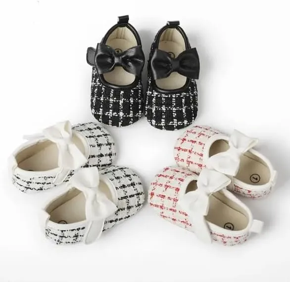 Baby Girl Dress Shoes Mary Jane Princess Shoes Anti-Slip Soft Sole