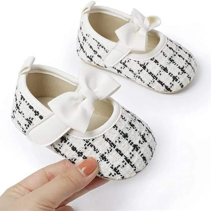 Baby Girl Dress Shoes Mary Jane Princess Shoes Anti-Slip Soft Sole