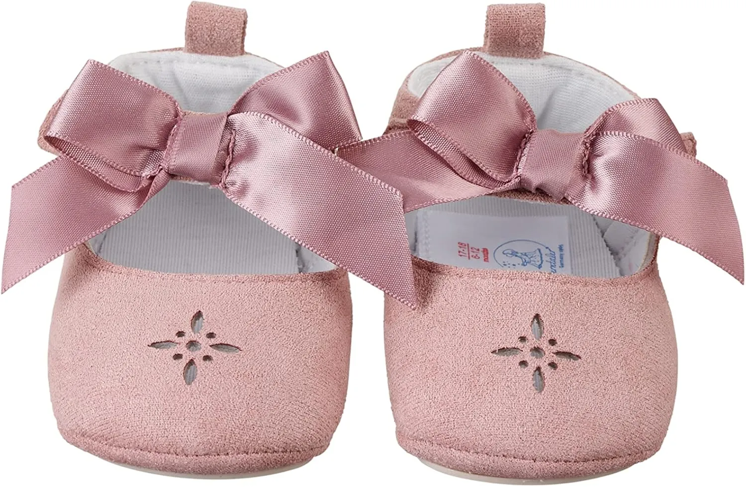 baby-girls baby ballerina bowFlat slip-on shoe