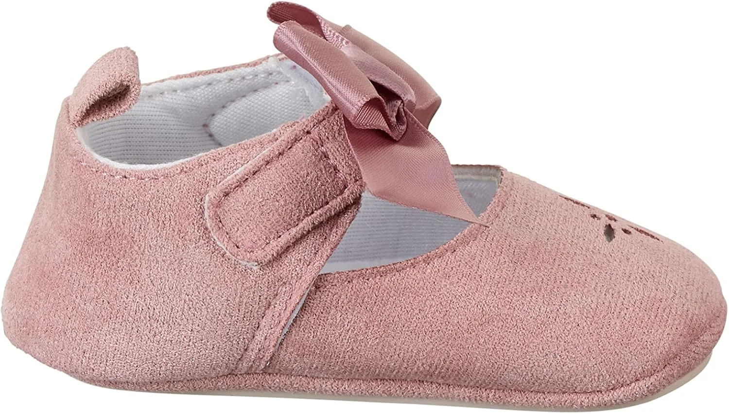 baby-girls baby ballerina bowFlat slip-on shoe
