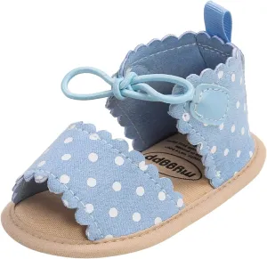Baby Girls Boys Sandals Infant Toddler High Top Shoes Lightweight Anti-Slip Soft Sole Flat Shoes Summer (Blue, 11-6M)