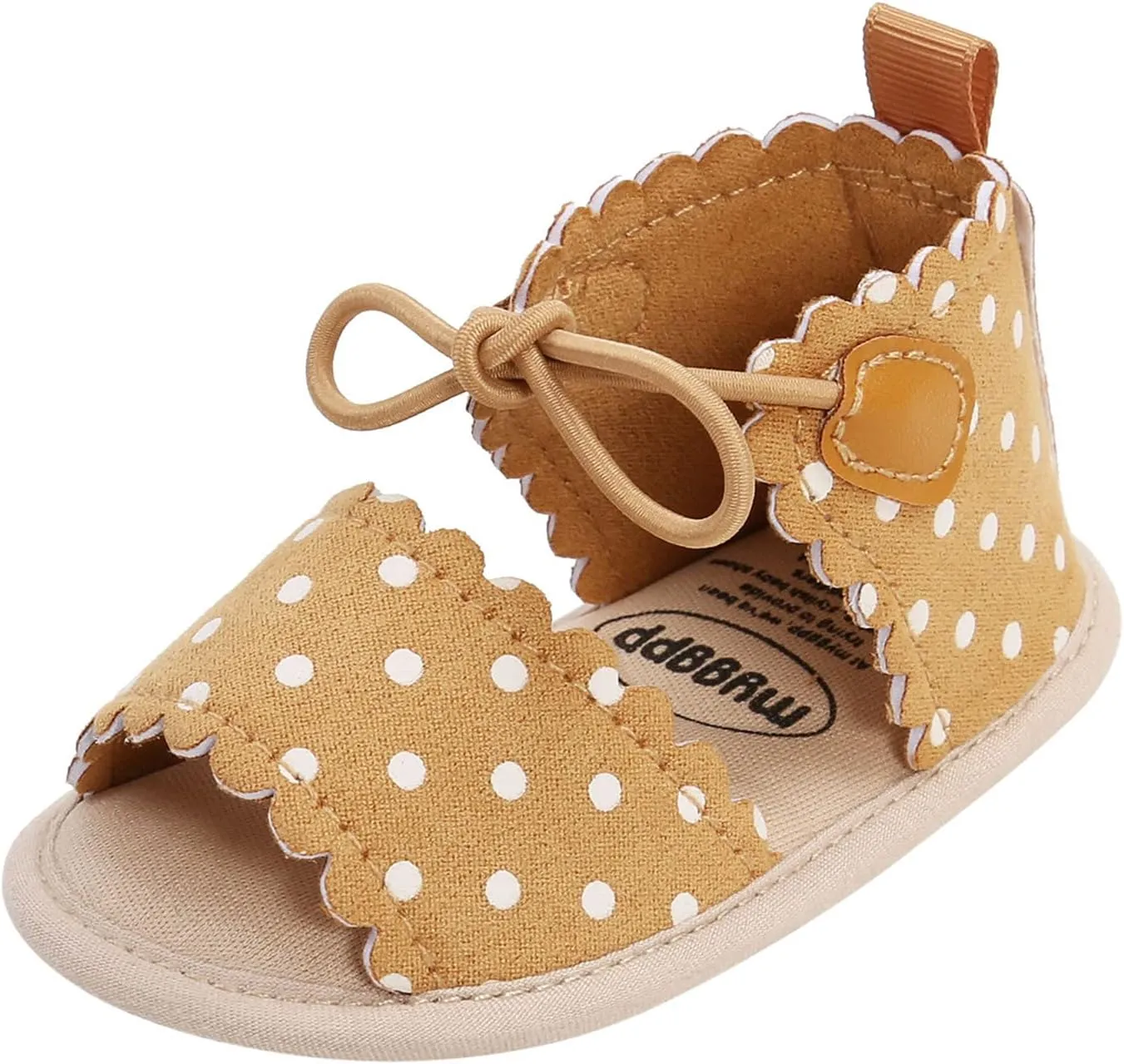 Baby Girls Boys Sandals Infant Toddler High Top Shoes Lightweight Anti-Slip Soft Sole Flat Shoes (Yellow, 13-18M)