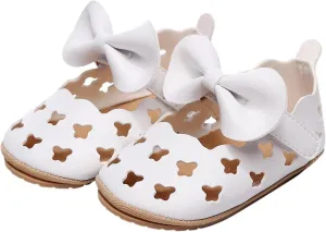 Baby Girls Boys Sandals Infant Toddler Shoes Anti-Slip Soft Sole Breathable Flat Shoes Casual Summer (White, 6 Toddler)