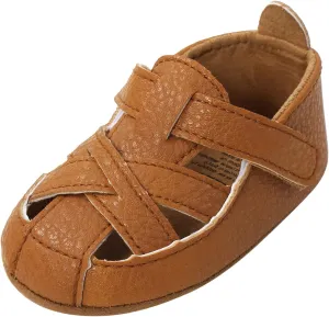 Baby Girls Boys Unisex Summer Beach Sandals Toddler Infant Anti-Slip Soft Sole Closed Toe Outdoor Walking Shoes