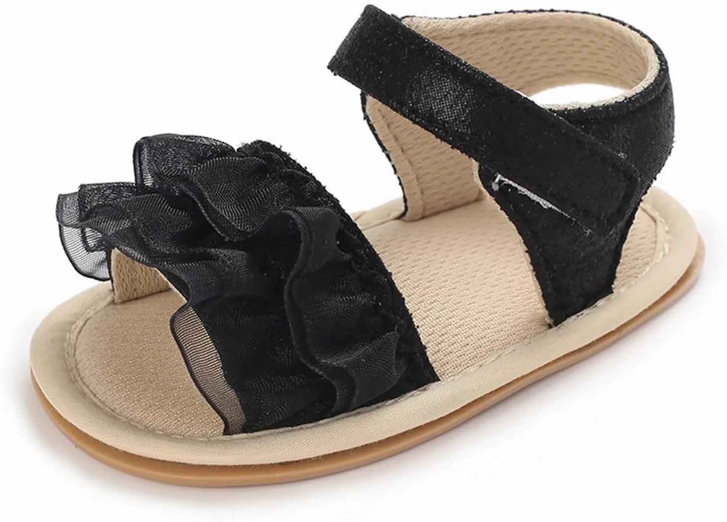 Baby Girls Summer Sandals Infant Flower Flat Shoes Newborn Soft Sole Slippers Open Toe Toddler First Walking Shoes