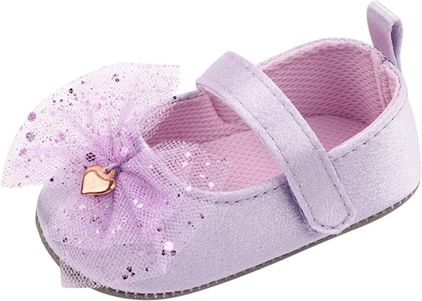 Baby Infant Boy Girl Sandals Shoes First Walkers Prewalkers Soft Anti-Slip Sole Flat Shoes Fashion (Purple, 3.5 Toddler)