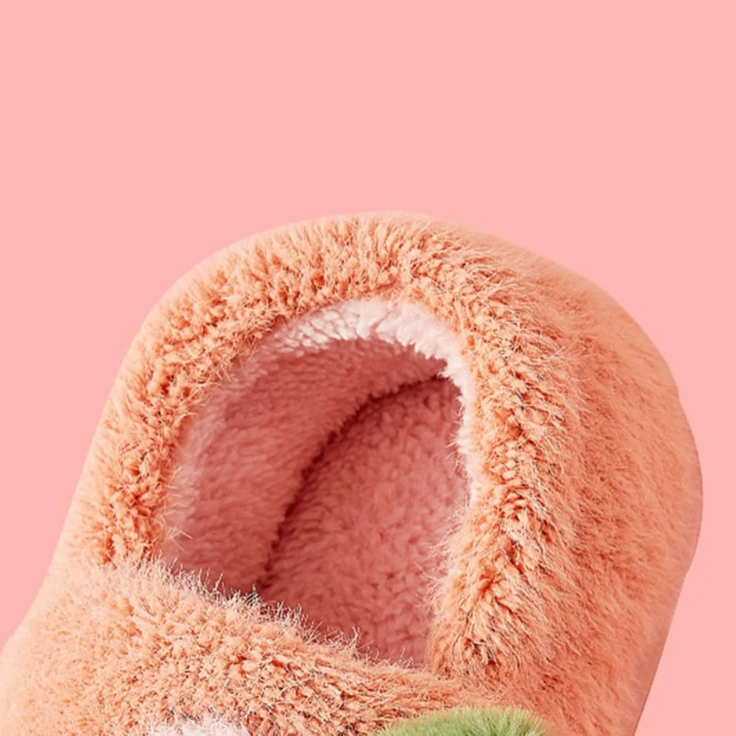 Baby Infant Fr Fuzzy Slippers Toddler Boys Girls Cotton Soft Sole Flat Shoes Winter Indoor Memory Foam House Shoes