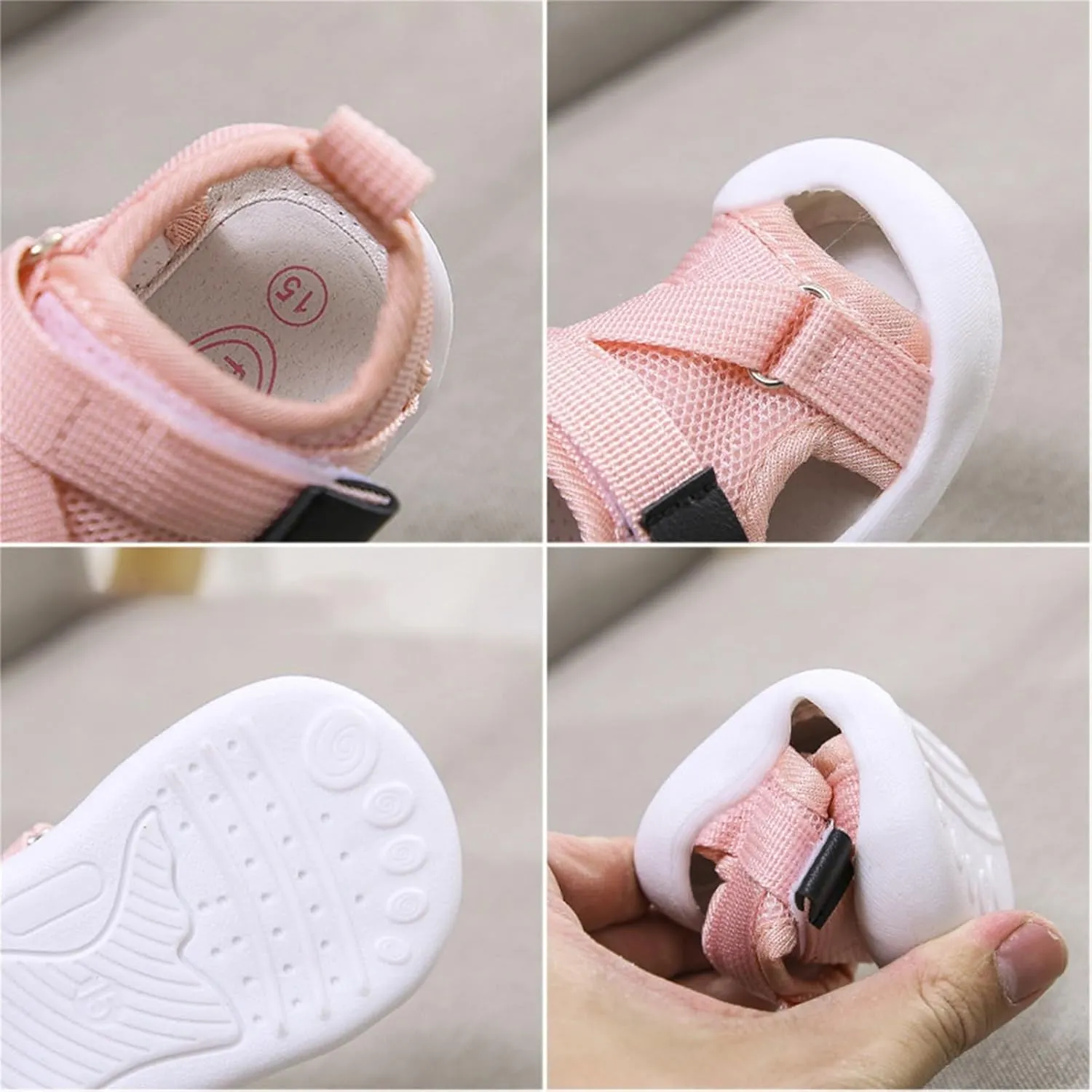 Baby Sandals For Boys And Girls Sports Shoes Cute Non Slip Soft Bottom Mesh Breathable Toddler Girl Sandals Size 3