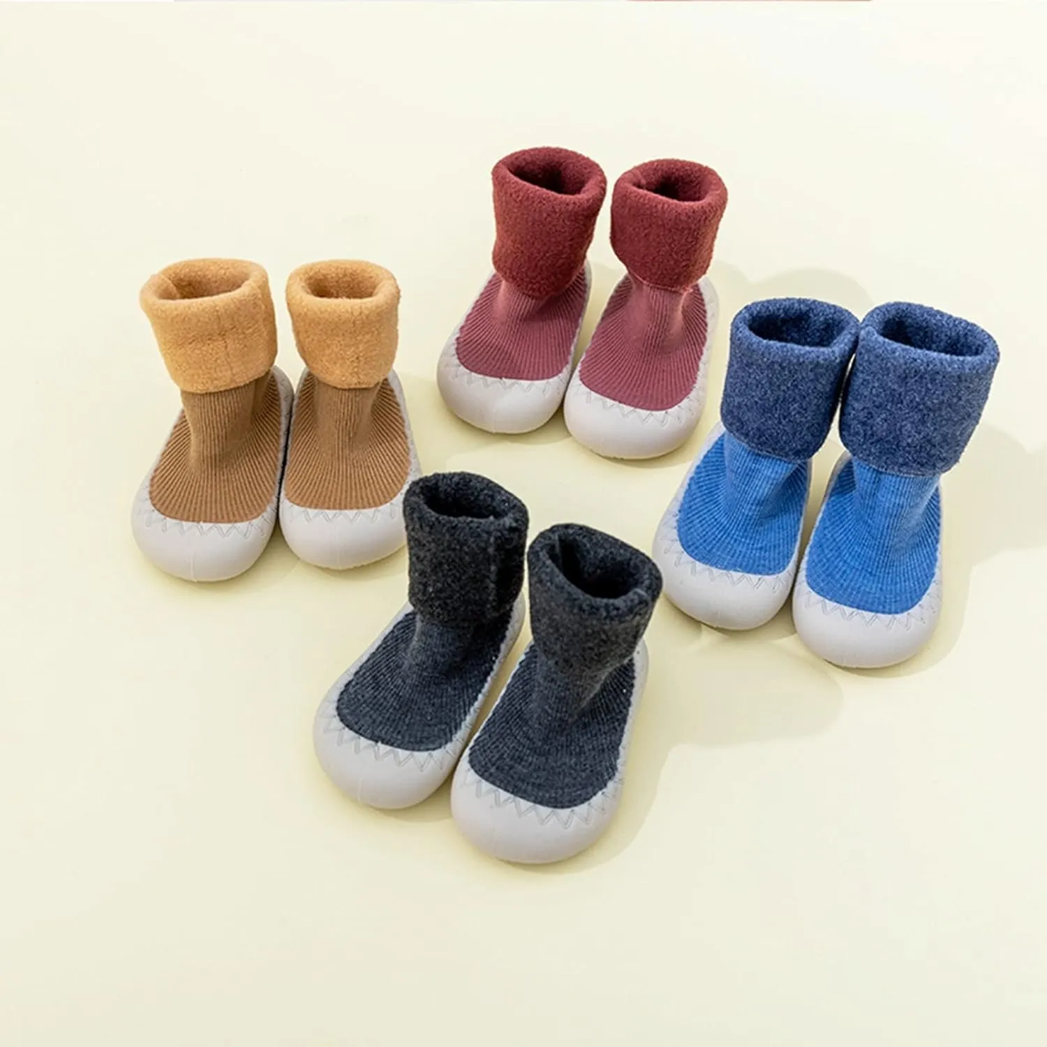Baby Shoes Boys Girls First Walking Shoes Non Slip Soft Sole Sneakers Toddler Infant Babygirl Sock Shoes