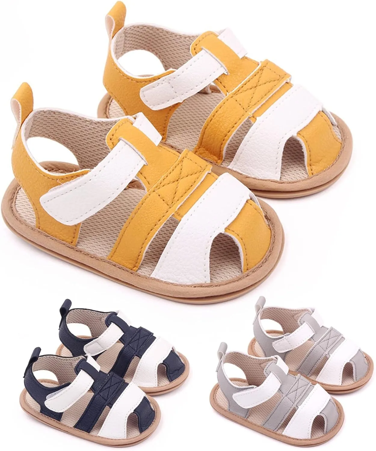 Baby Shoes Girls Infant Boys and Girls Baby Newborn Summer Sneakers Cute Colorful Design Walking Sandals Casual Flat Shoes
