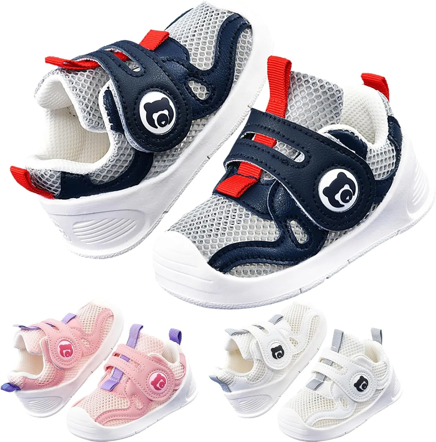 Baby Sneakers Boys Girls Infant Shoes First Walking Shoes Newborn Crib Shoes Toddler Slip On Shoes