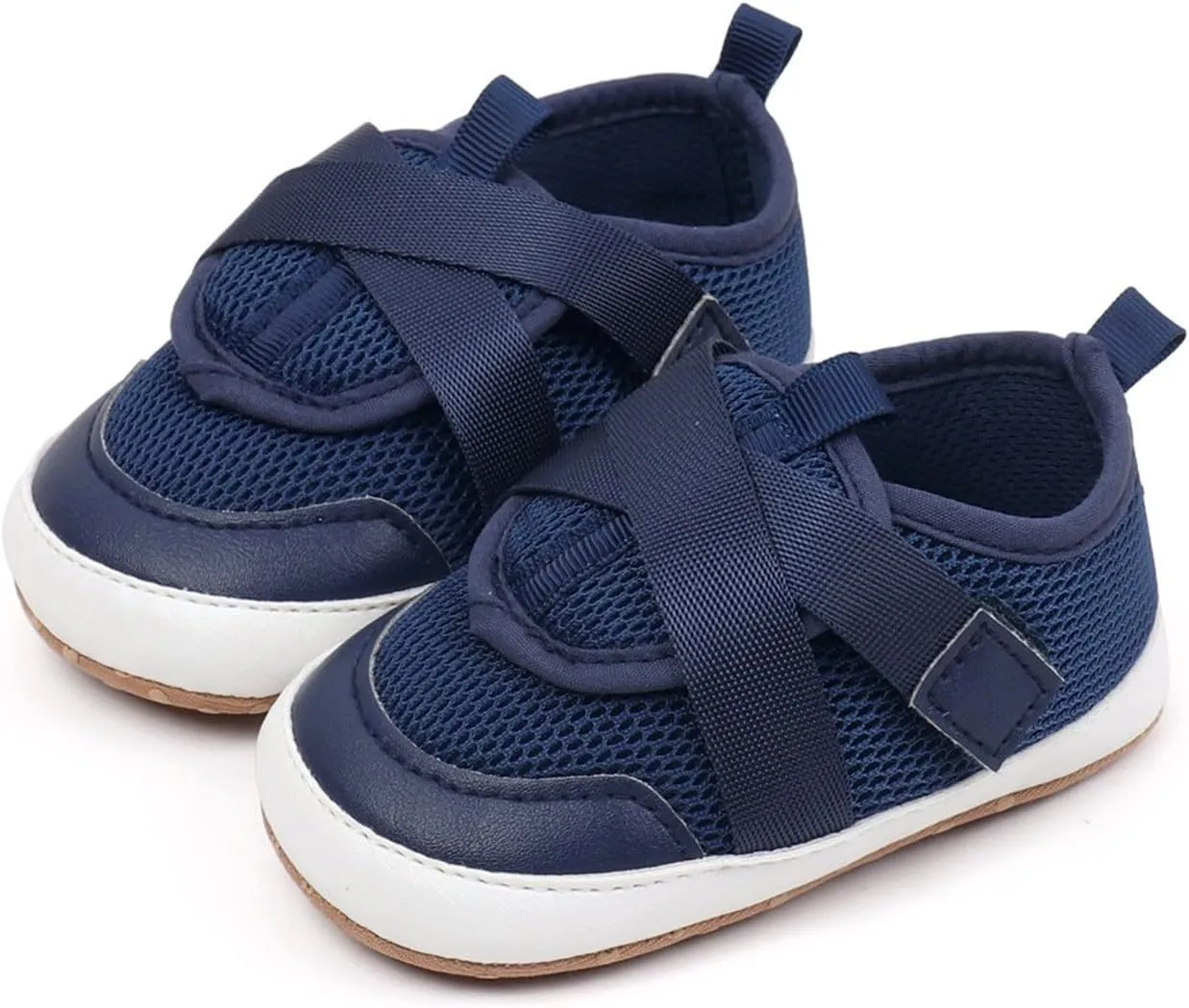 Baby Sneakers Girls Boys Lightweight Breathable Mesh First Walking Shoes Flat Bottom Footwear First Petite Baby Shoes