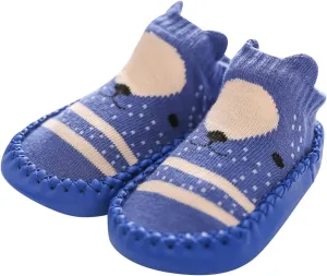 Baby Sock Shoes Baby Walking Shoes Infant Non-Slip Breathable Slippers Soft Rubber Sole Baby Boys Girls Floor Shoes